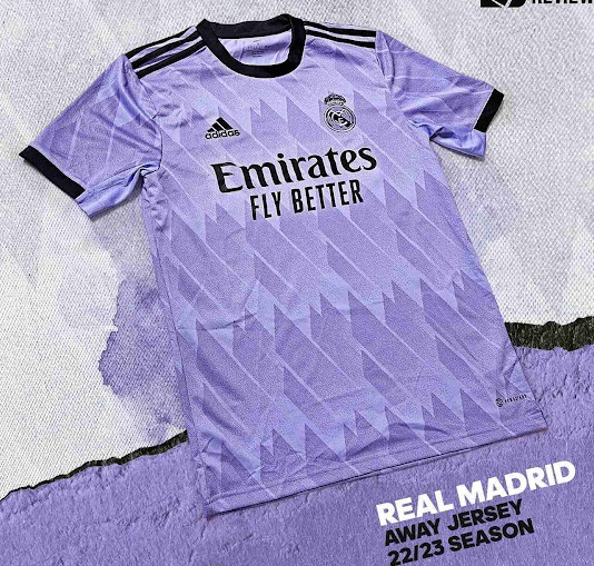 Maillot extérieur Real Madrid 22/23 - Violet adidas