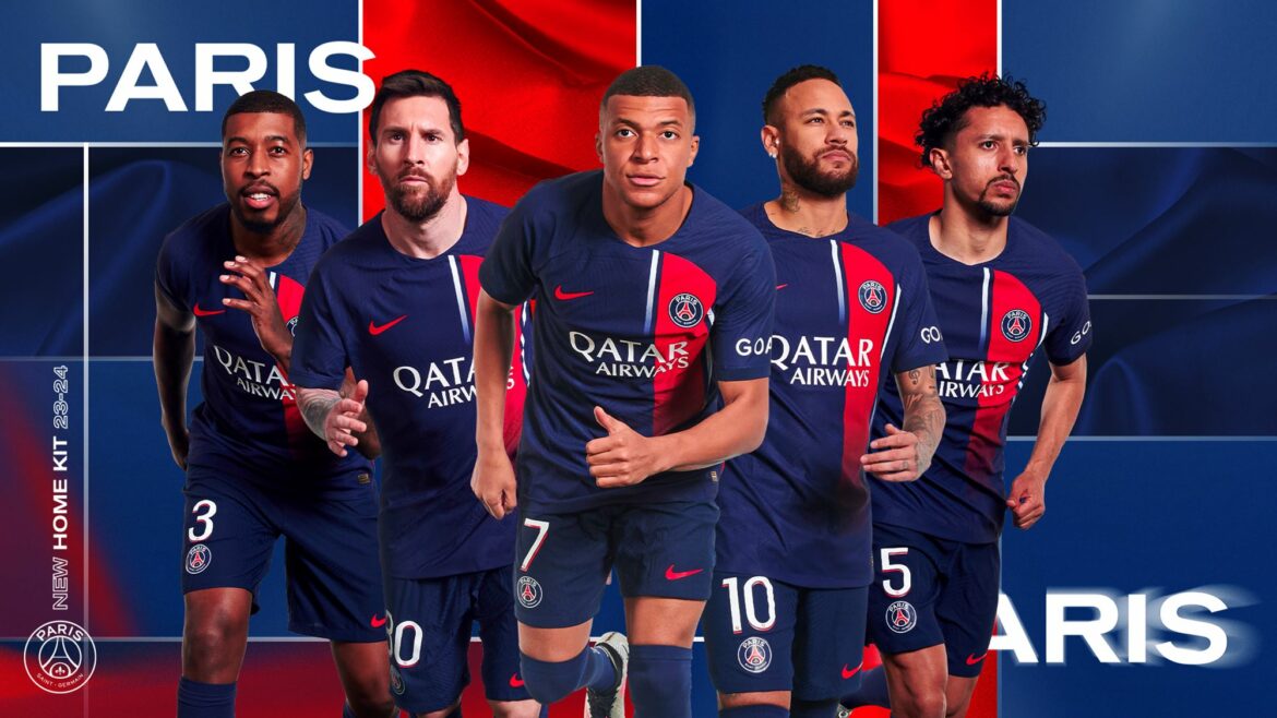 PSG les nouveaux maillots Paris Saint Germain 2023/2024