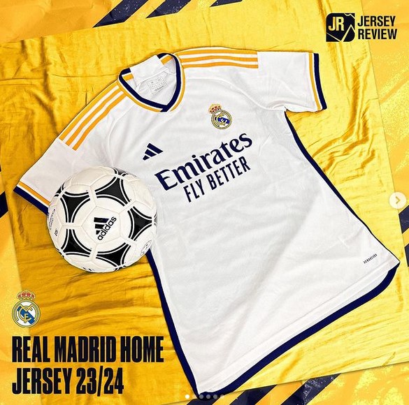Les nouveaux maillots maillots de foot Real Madrid 2023/2024 Maillots