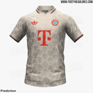 Bayern Munich prediction maillot third 2025