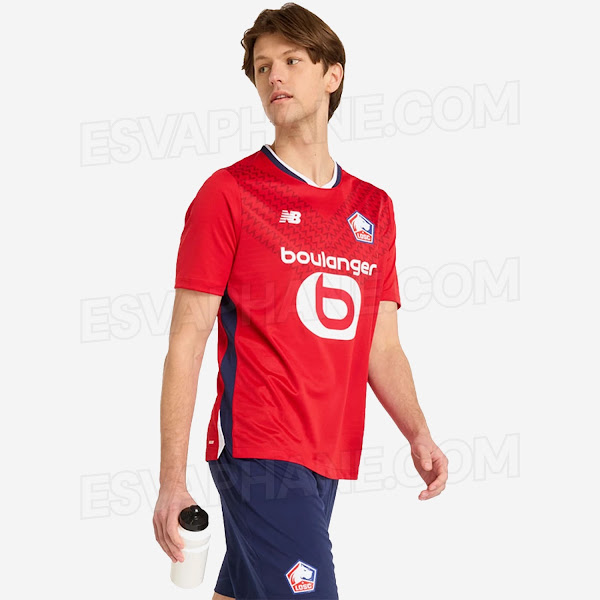Lille 2025 maillot domicile foot 2024 2025