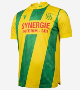 Nantes 2024-2025 maillot de football domicile