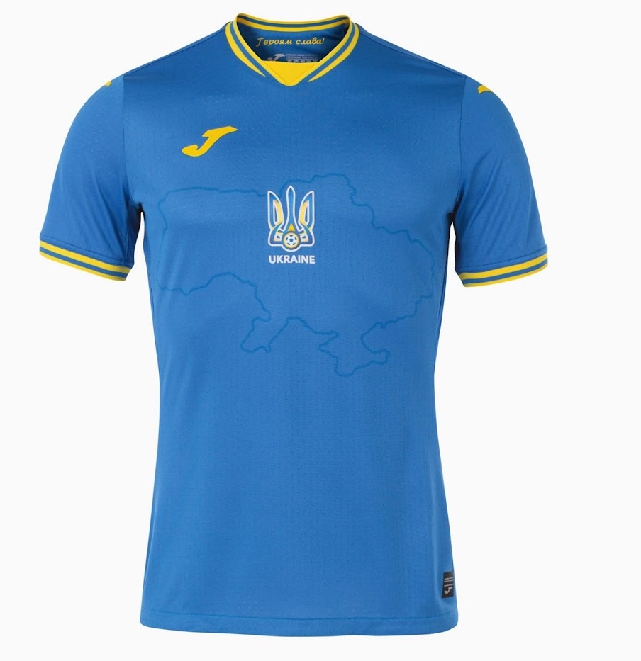 Ukraine Euro 2024 maillot de foot exterieur